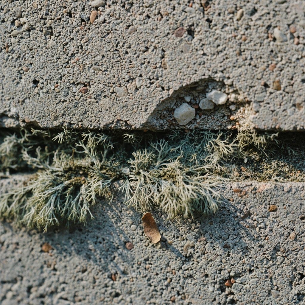 Close view of basement mold on a surface