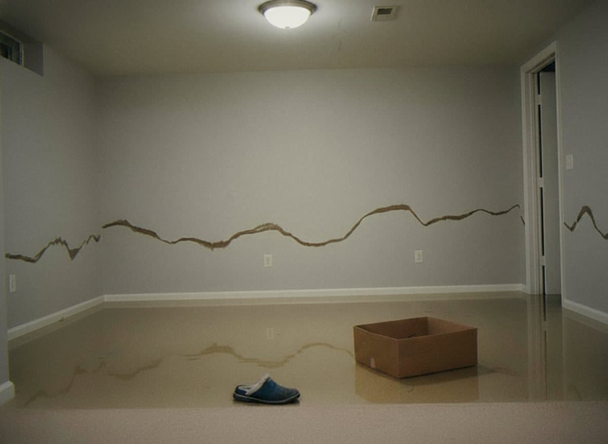 Water damage growth in a Royal Oak home