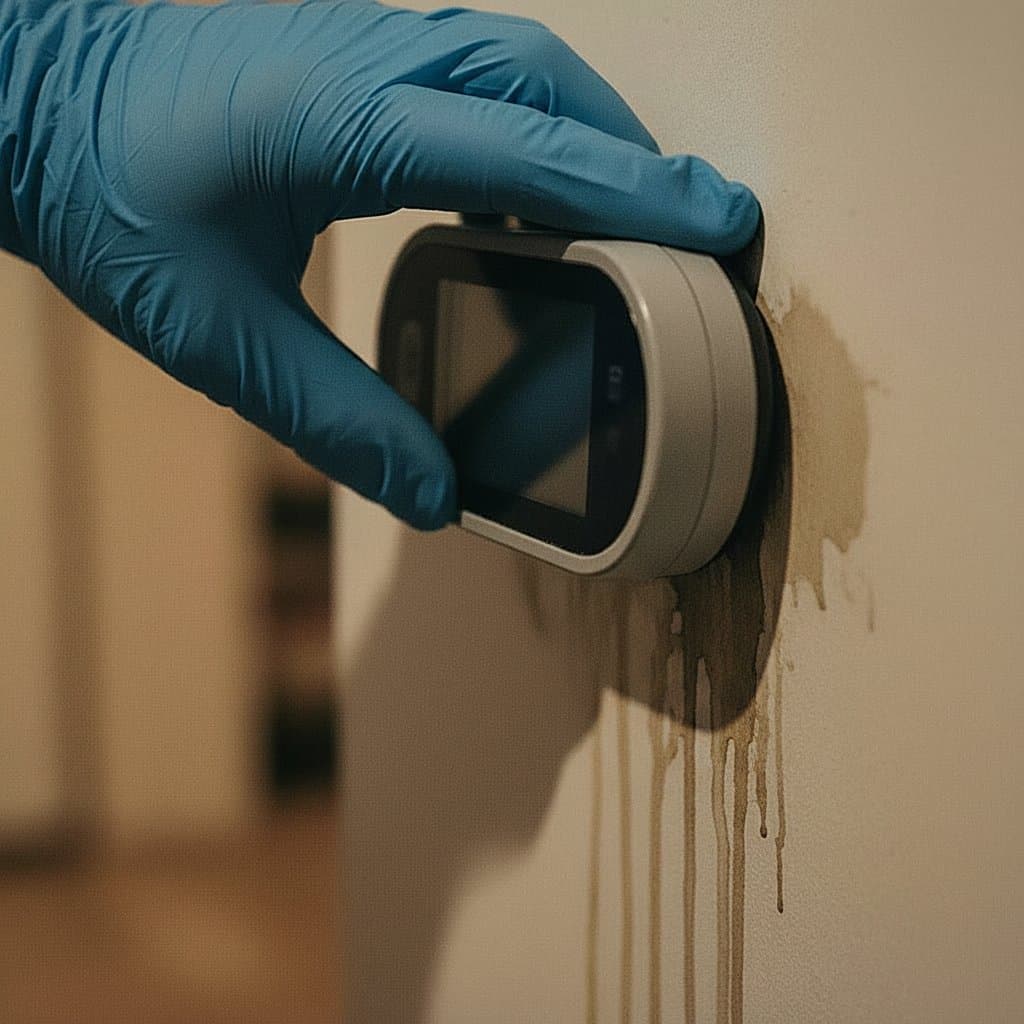 Water damage service in a Royal Oak home